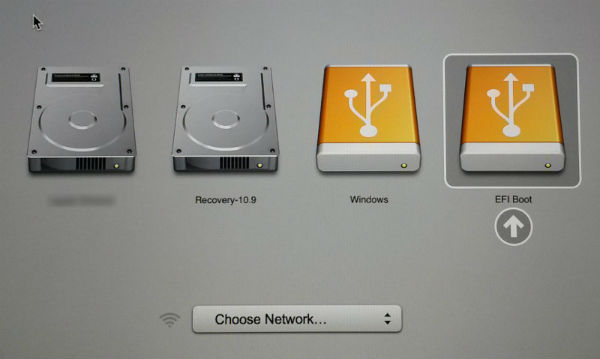 Mac OSX Boot dari external harddisk